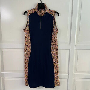 NEW! Bermuda Sands indigo golf dress w built in shorts NWT 7374